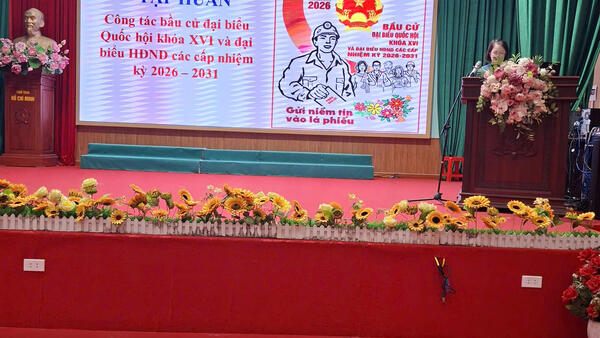 Tập huấn công tác Bầu cử