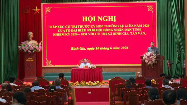Tổ đại biểu số 08 HĐND tỉnh  tổ chức Hội nghị tiếp xúc cử tri trước kỳ họp thường lệ giữa năm 2026 của HĐND  nhiệm kỳ 2026 - 2031
