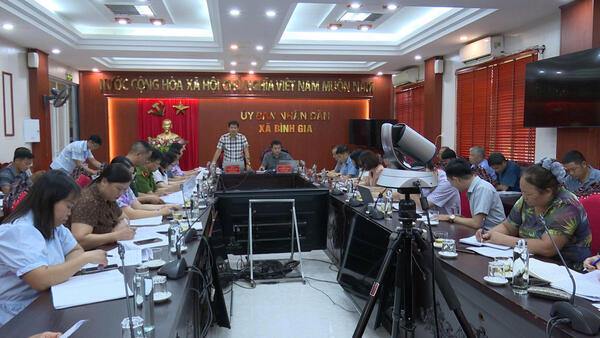 XÃ BÌNH GIA HỌP TRIỂN KHAI XẮP XẾP ĐƠN VỊ HÀNH CHÍNH CÁC THÔN TRÊN ĐỊA BÀN XÃ BÌNH GIA NĂM 2026