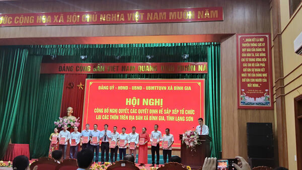 🍀Xã Bình Gia ổn định bộ máy tổ chức, sẵn sàng cho 17 thôn mới chính thức vận hành từ 1/7/2026