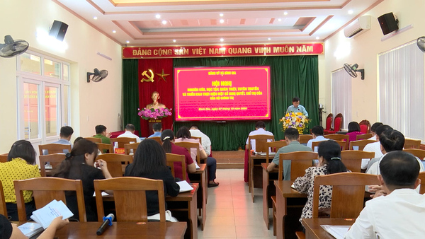 HỘI NGHỊ NGHIÊN CỨU, HỌC TẬP, QUÁN TRIỆT, TUYÊN TRUYỀN VÀ TRIỂN KHAI THỰC HIỆN MỘT SỐ NGHỊ QUYẾT, CHỈ THỊ CỦA BỘ CHÍNH TRỊ